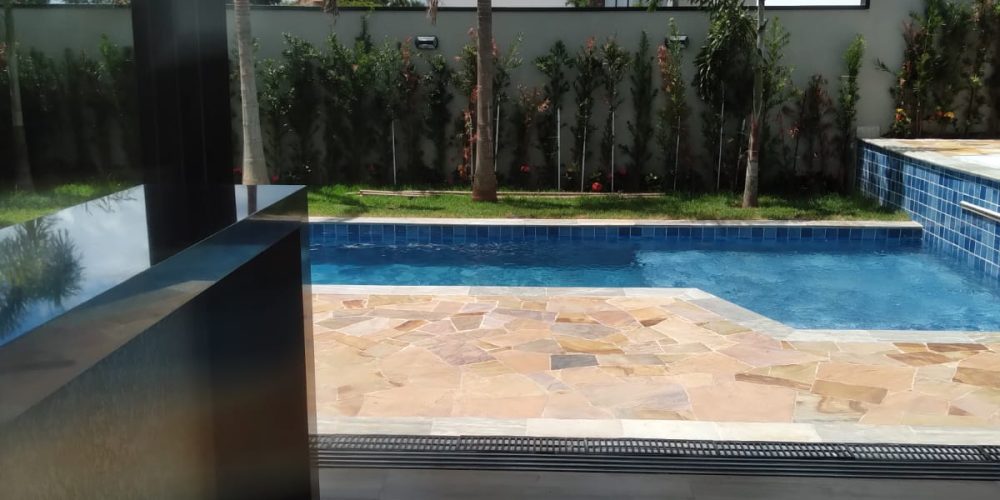 vista piscina espaço gourmet
